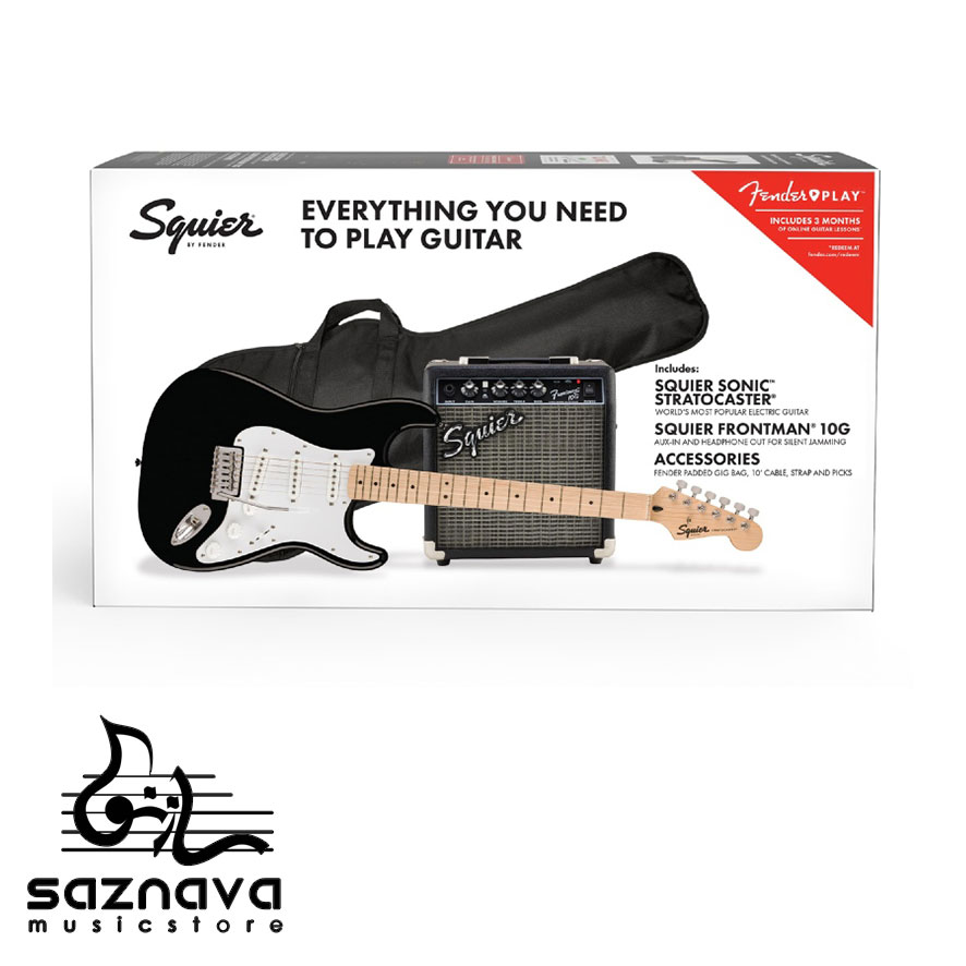 پکیج گیتار الکتریک Squier Sonic Stratocaster Pack – Sunburst
