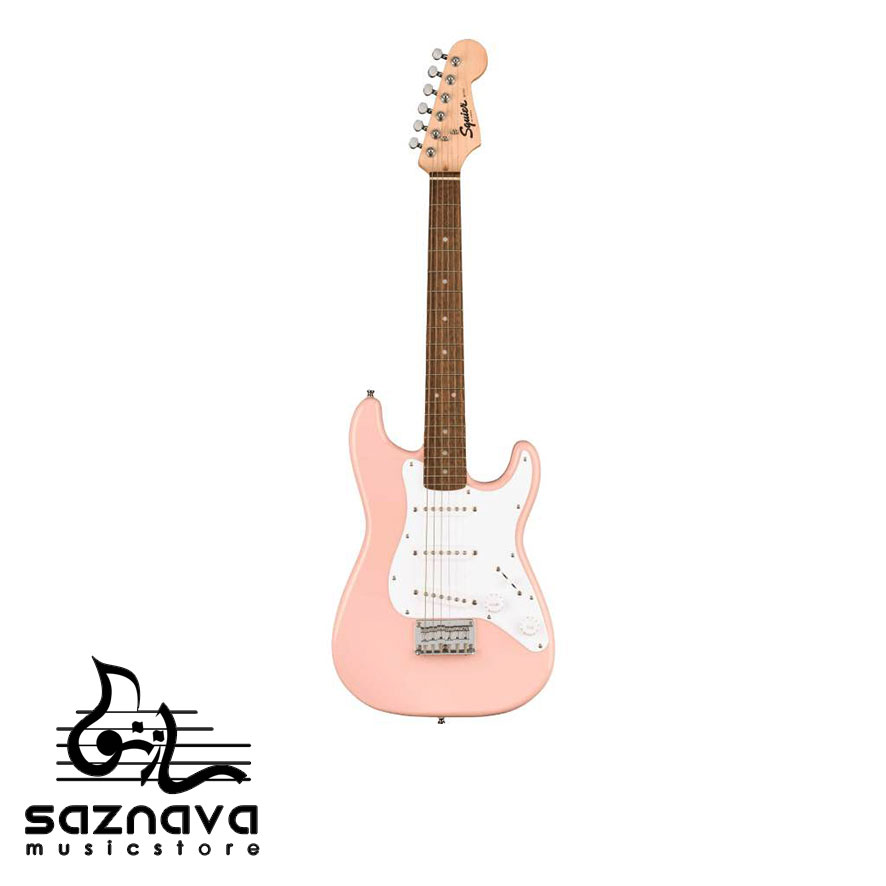 فروش اقساطی گیتار الکتریک SQUIER MINI STRATOCASTER-SHELL PINK 3/4