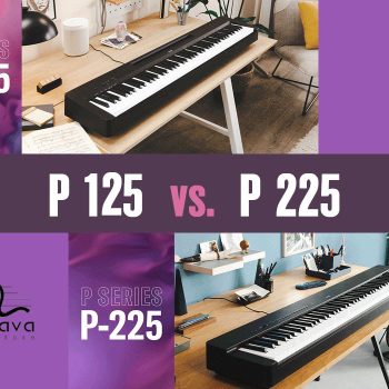 مقایسه پیانو دیجیتال Yamaha P-125 با P-225